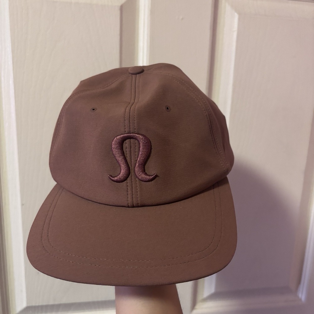 Lululemon Days Shade Ball Cap Logo Hat Brown Maroon Adjustable Snapback LM9AI8S